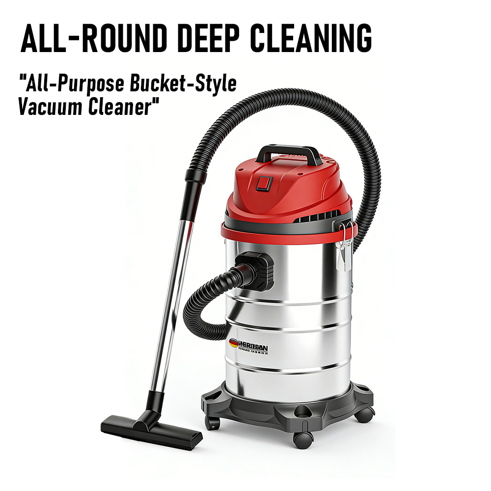 Industrial Vacuum Cleaner 3000W - Aspirador de Pó Úmido e Seco