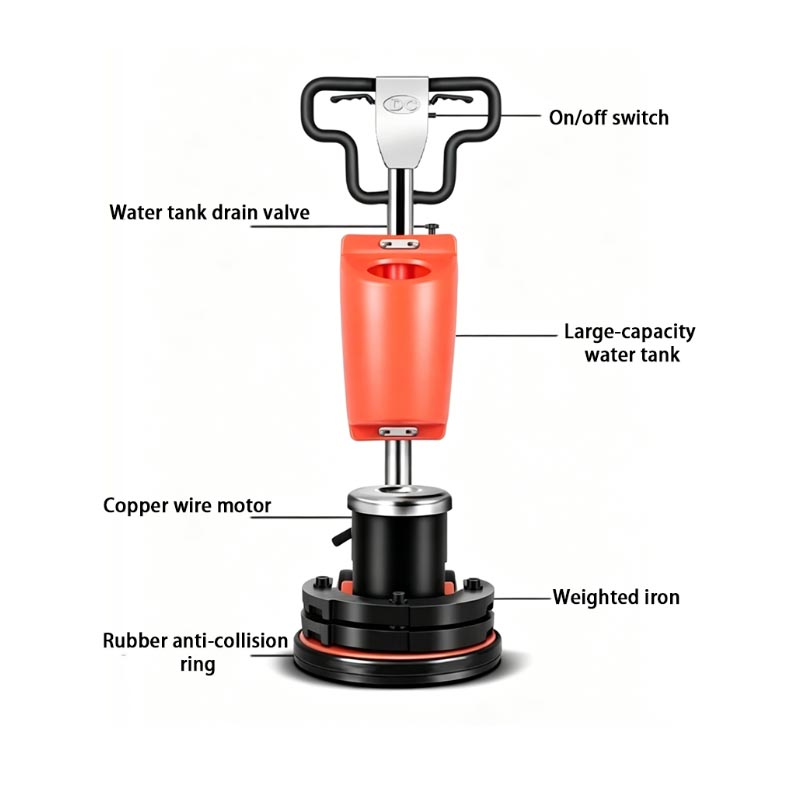 Floor Polishing Machine 17 Inch - Máquina de Polimento de Piso de